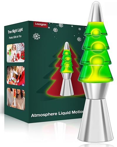 Christmas Tree Liquid Motion Lamp,for Mother's Day/Mom Gifts,14.5 inches Table