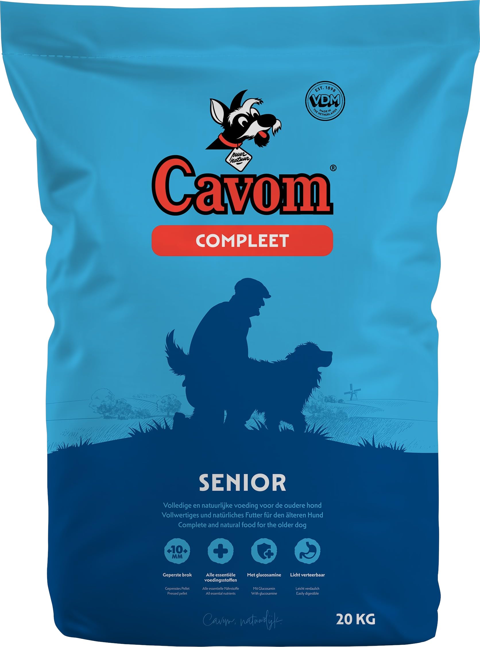 Cavom compleet senior 20 kg, Pienso Perro
