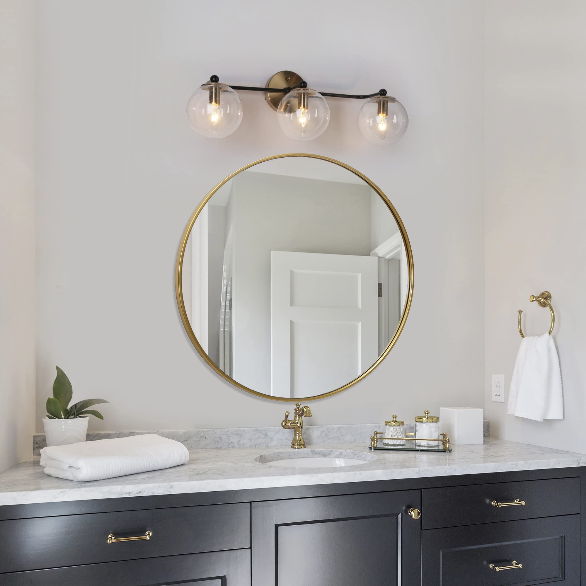 Modern Bathroom Light Fixtures Black At Zac Wilmot Blog