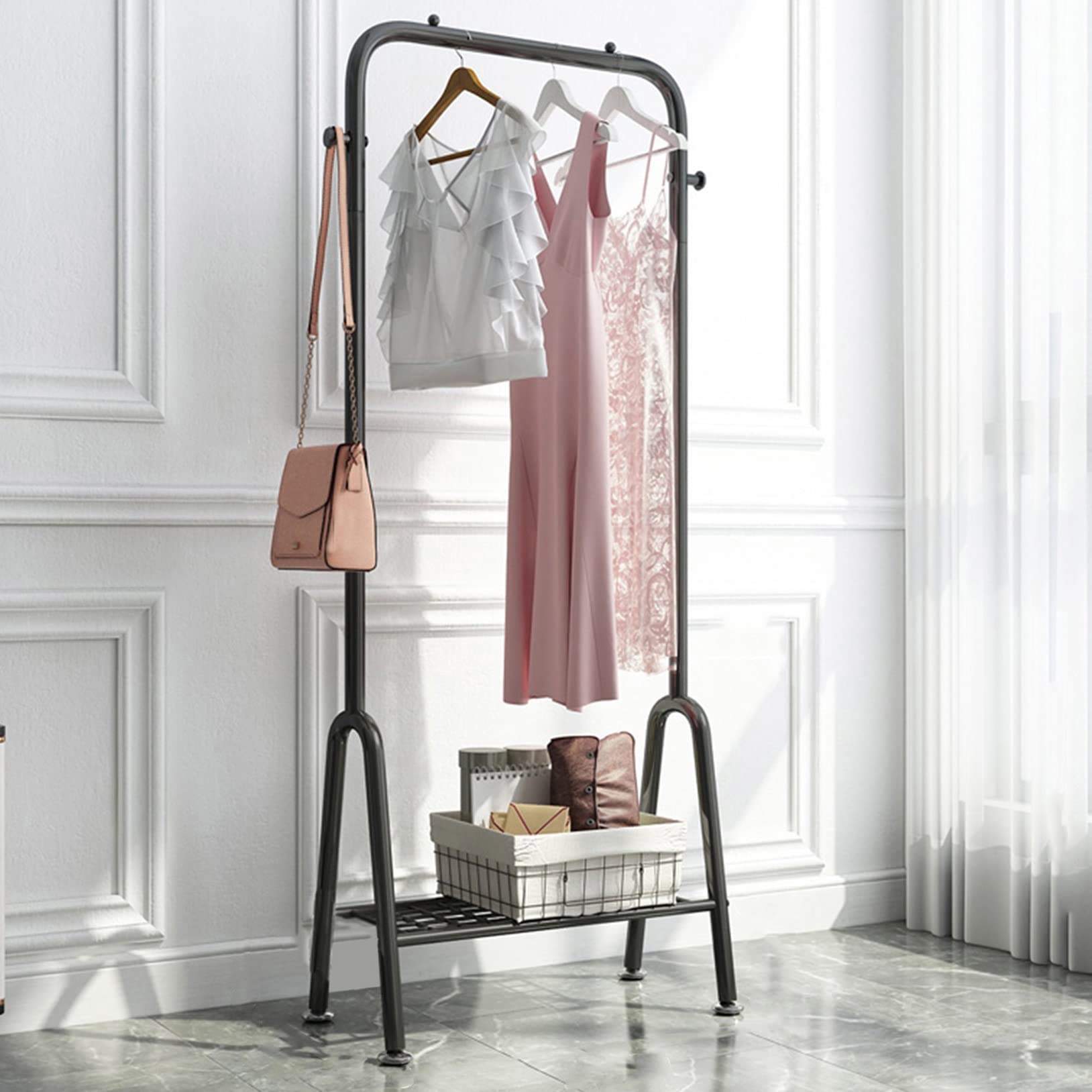 Étagère de rangement gain de place pour vêtements et chaussures