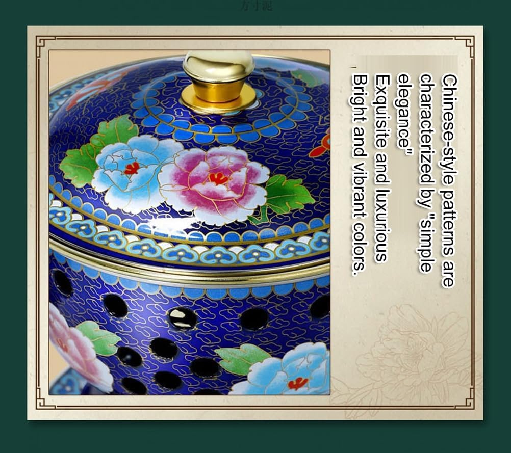 Copper Hot Pot, Cloisonne Single Small Hot Pot Old Traditional Pure Copper Chinese Hotpot Retro Mutton Hot Pot Small Copper Pot Suitable for Family Home Parties,X