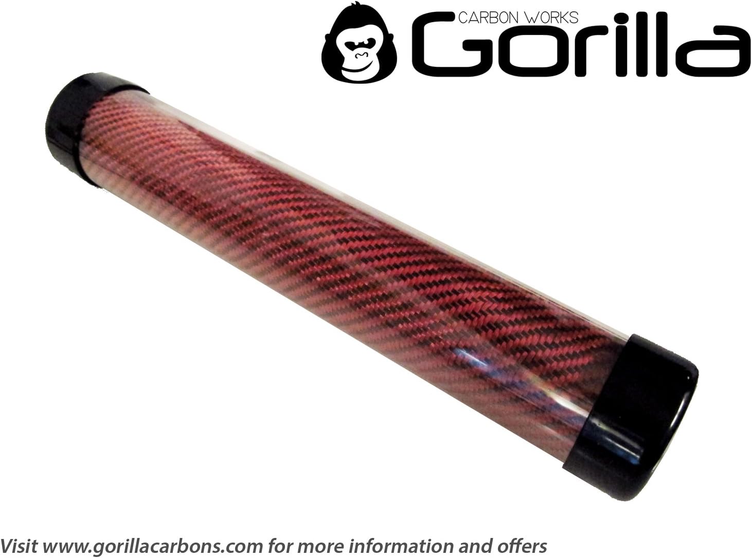 3'x1' Red Carbon-kevlar Cloth