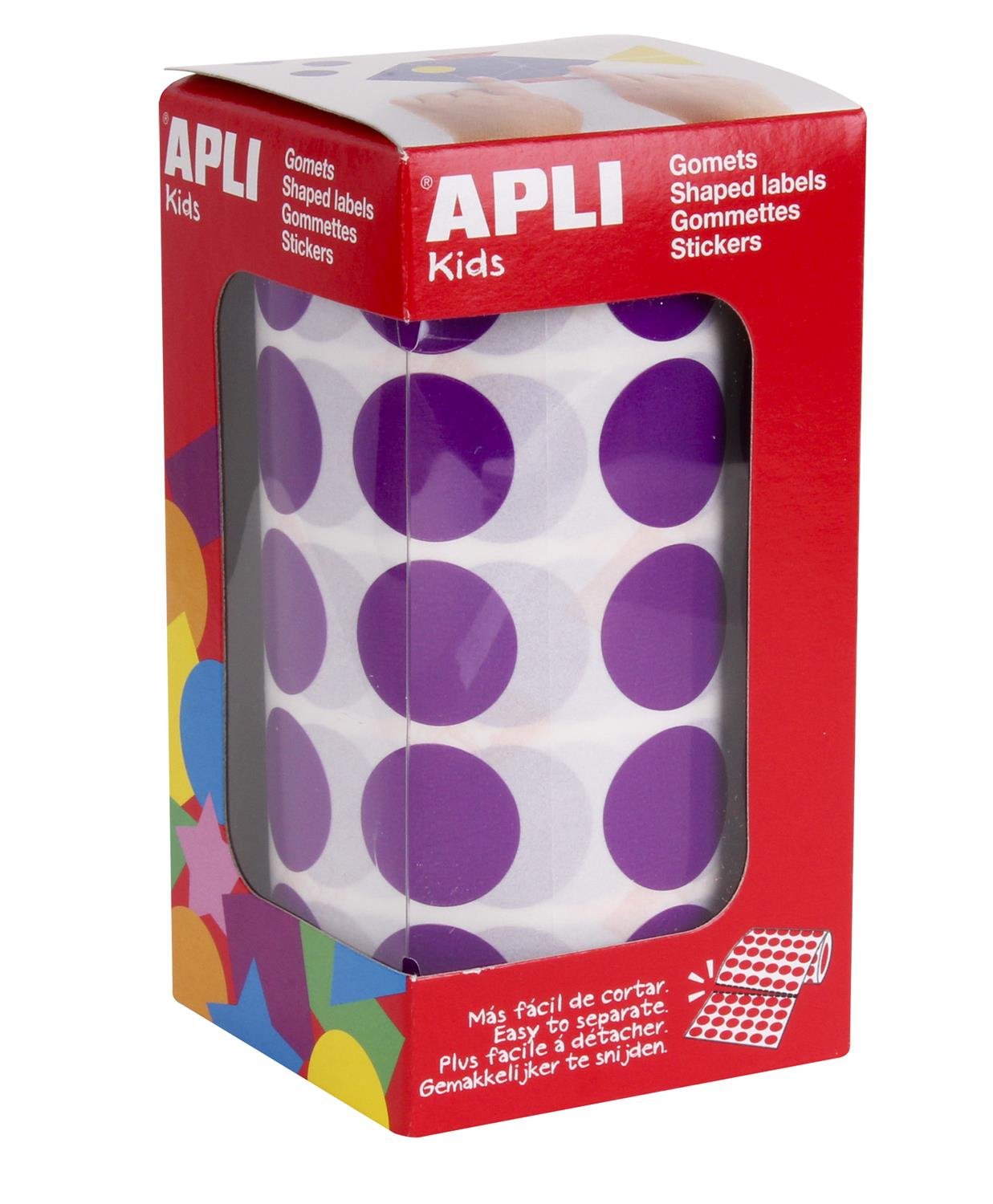 APLI Kids Round - 20 mm Redonda Purple