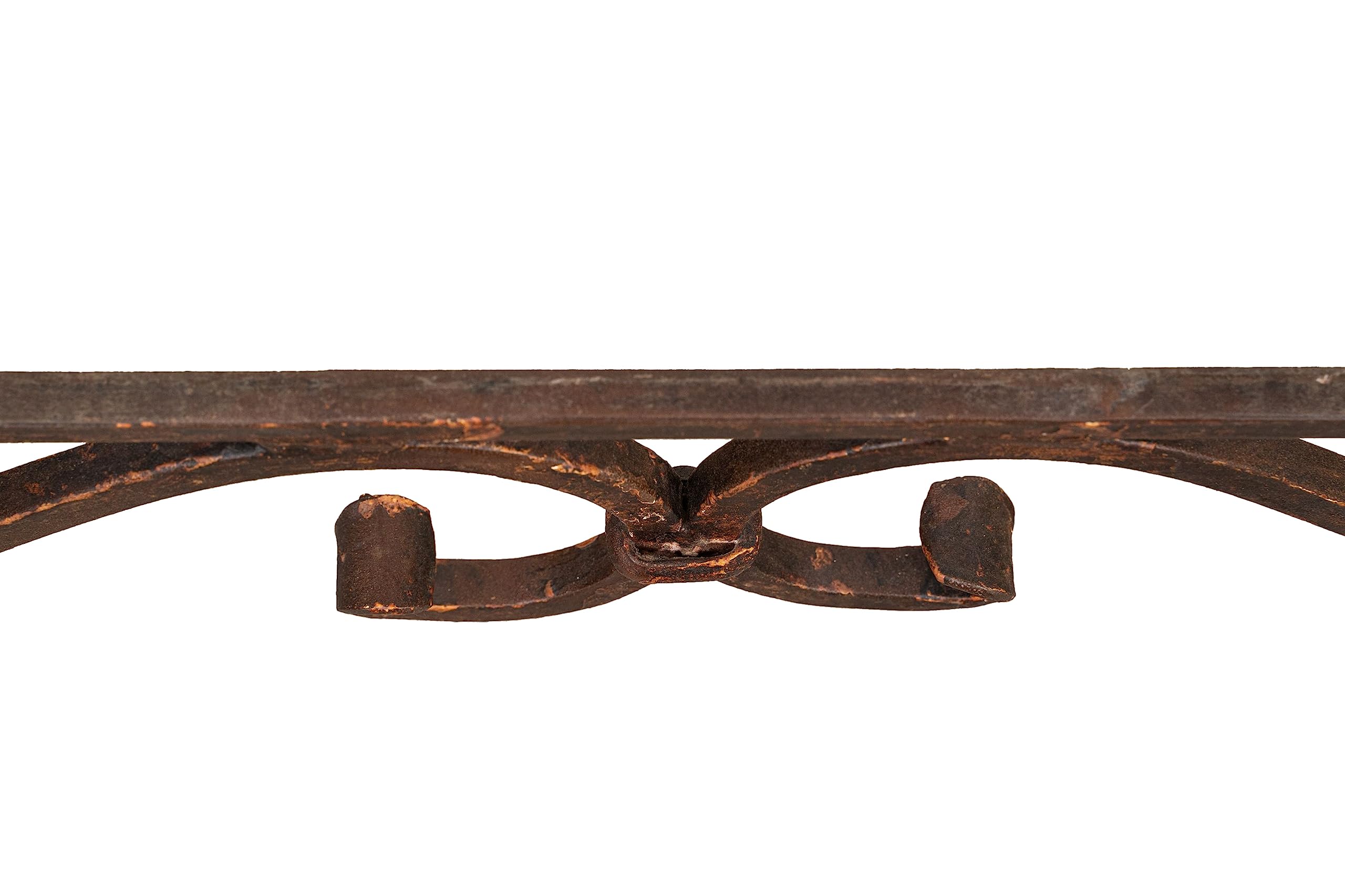 Biscottini Base para mesa de hierro, mesa de hierro forjado jardín, patas de mesa de hierro forjado forjado a mano