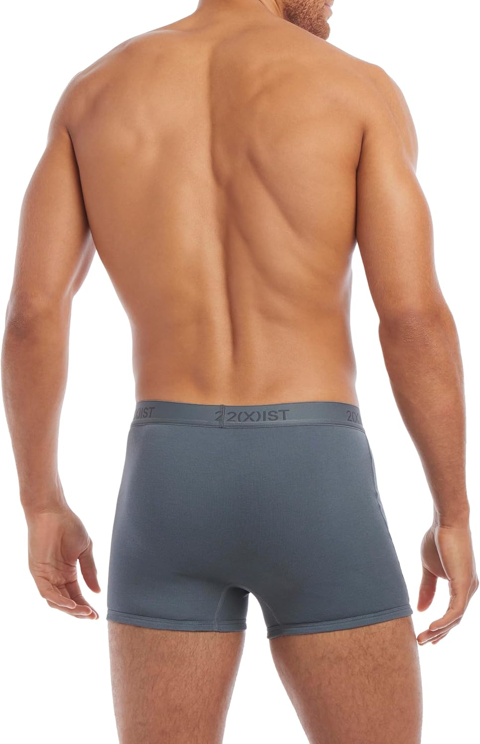 2(X)IST Men's Essential Cotton No Show Trunk 3-Pack - Image 2