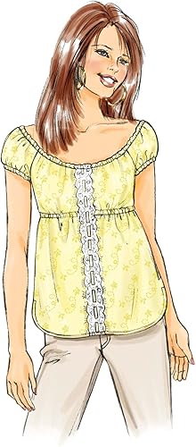 Miniatura 5 de butterick patterns b4685Misses 'parte superior, tamaño FF (16182022)