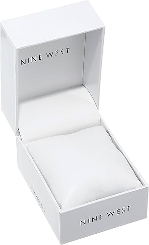 Miniatura 4 de Nine West Reloj pulsera de goma blanco mate NW1678WTWT para mujer blancodorado