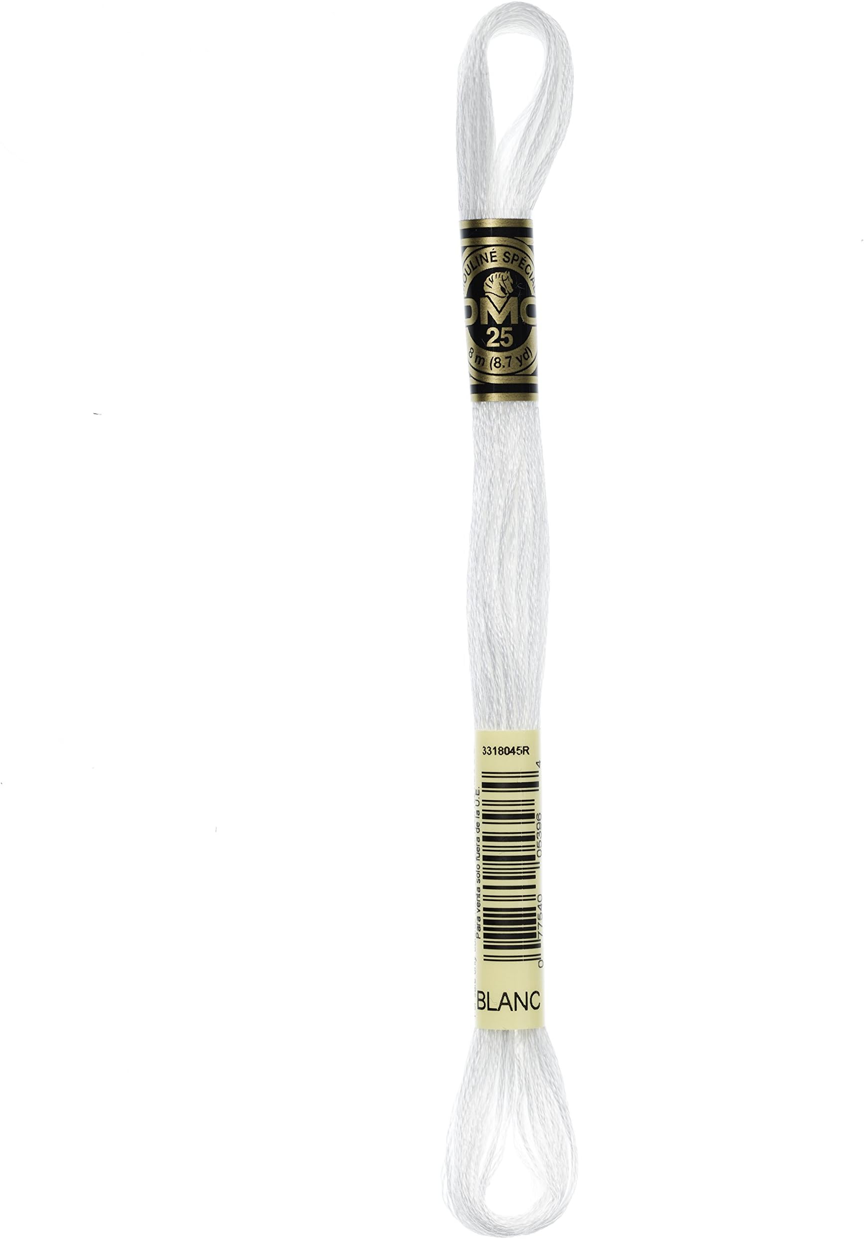 DMC 117AMZ3-Blanc Amazon 3 skein pack Embroidery Floss, White