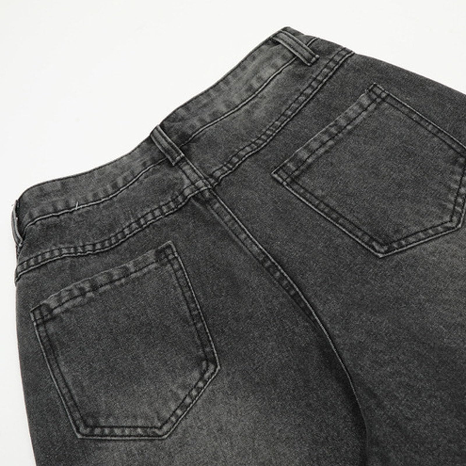 Pantalón Vaquero Mujer Ropa Vaqueros Casual Pantalones Invierno Rectos Tejanos Ligero Ancho Tallas Grandes Pantalon Elasticos Primavera Anchos Baggy