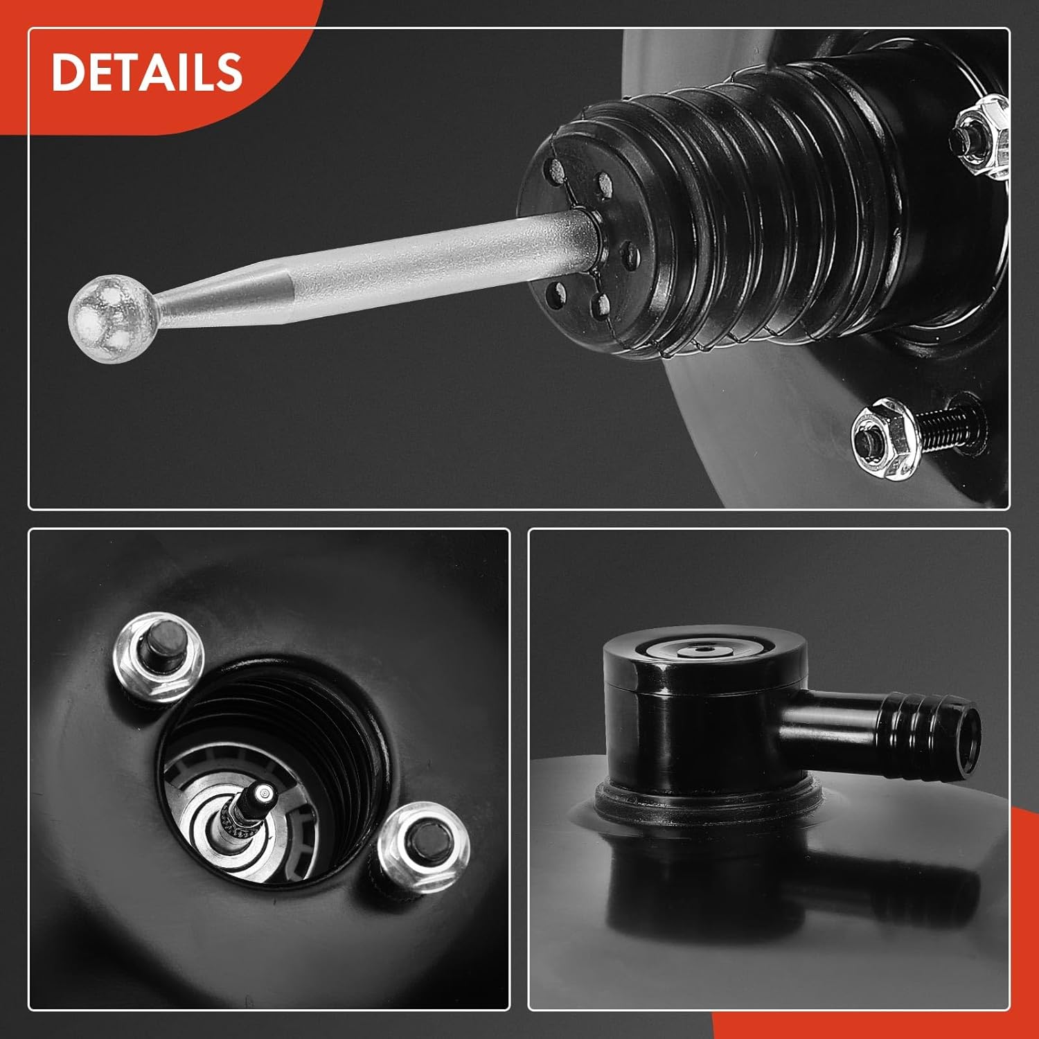 A-Premium Vacuum Power Brake Booster Compatible with Volkswagen Jetta 1999-2005, Golf 1999-2006, Golf City 2007-2010, Beetle 1998-2005 & Audi TT/TT Quattro 2000-2002, Without Master Cylinder