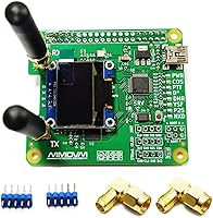 Vista 1 de AURSINC MMDVM - Módulo de punto de acceso dúplex doble sombrero V1.5.2 con pantalla OLED de 0.96 compatible con P25 DMR YSF NXDN DMR ranura 1 + Con