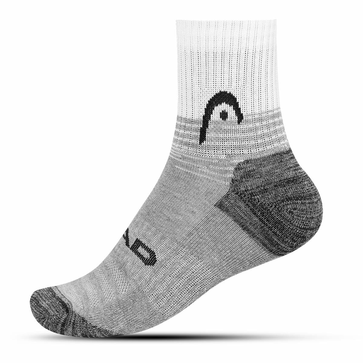 head HSK-84 Ankle Socks (Grey Melange/White/Anthra Melange)-picture-32