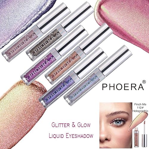 Miniatura 10 de Sombra de ojos con purpurina, maquillaje para ojos líquido, brillante, colores claros, lápiz en barra brillante, de larga duración, impermeable,