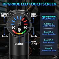 Vista 2 de Pistola para masajes Toloco–T11 Pro, de mano, para tejido muscular profundo, masajeador corporal deportivo, taladro portátil, motor de escobillas