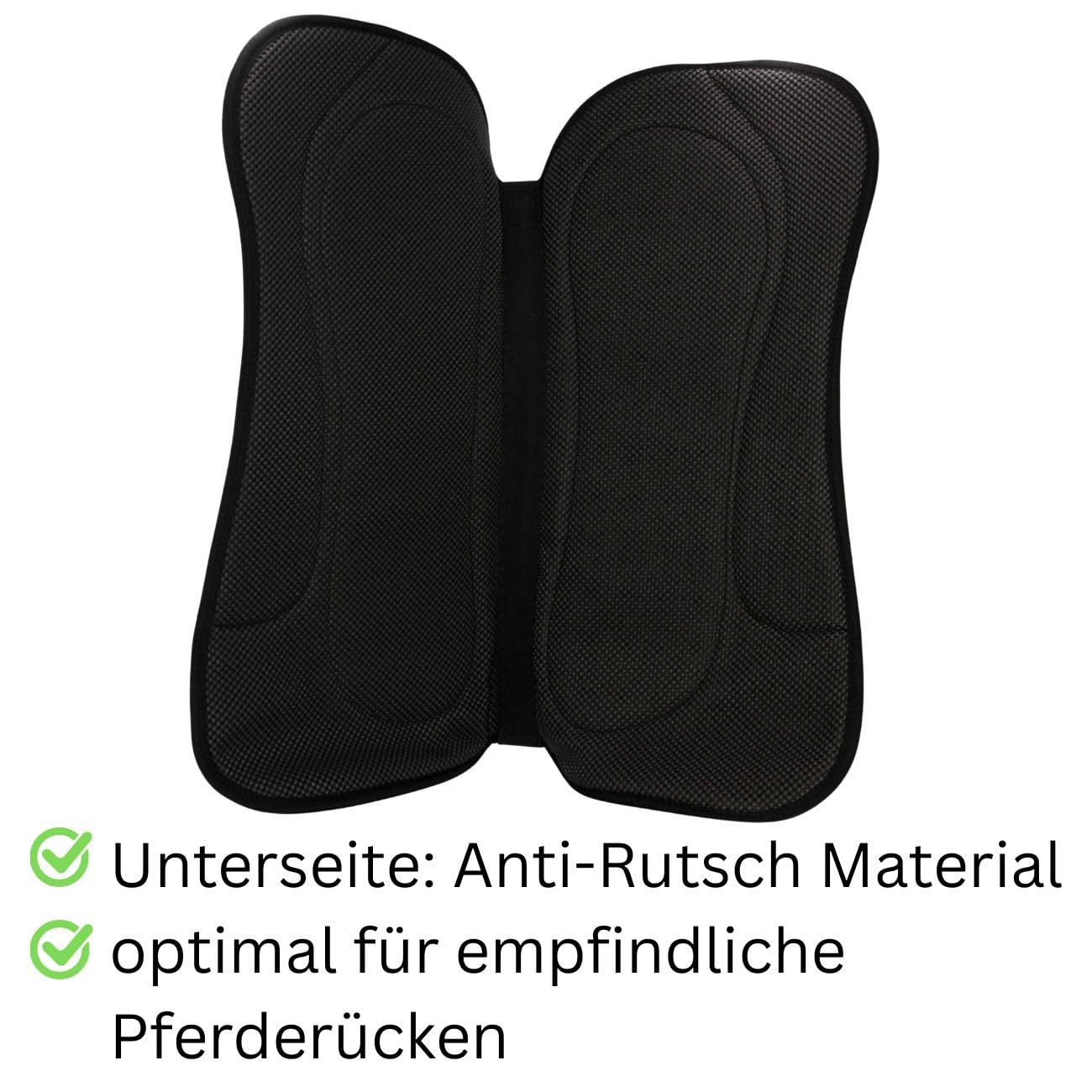 Western Filz Pad Anatomic mit Widerristausschnitt Hochleistungspad Druckentlastung