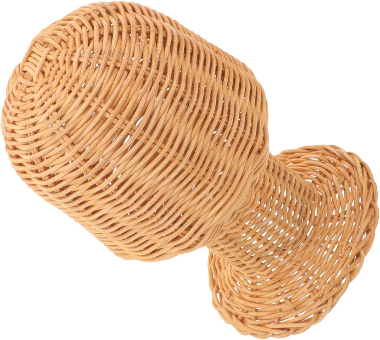 Ciieeo Rattan Hat Rack Stand Wall Mount Cap Display Holder Macrame Cap Hanger