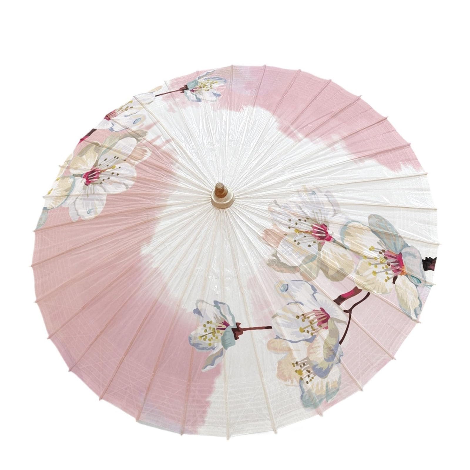 Papierowy Parasol Ręcznie Robione Olej Tungowy Parasol Chiński | Składane Odporne Na Deszcz Ochrona Przed Słońcem Japoński Parasol Do Cheongsam Kempingu Fotografii(Full,84cm,N)