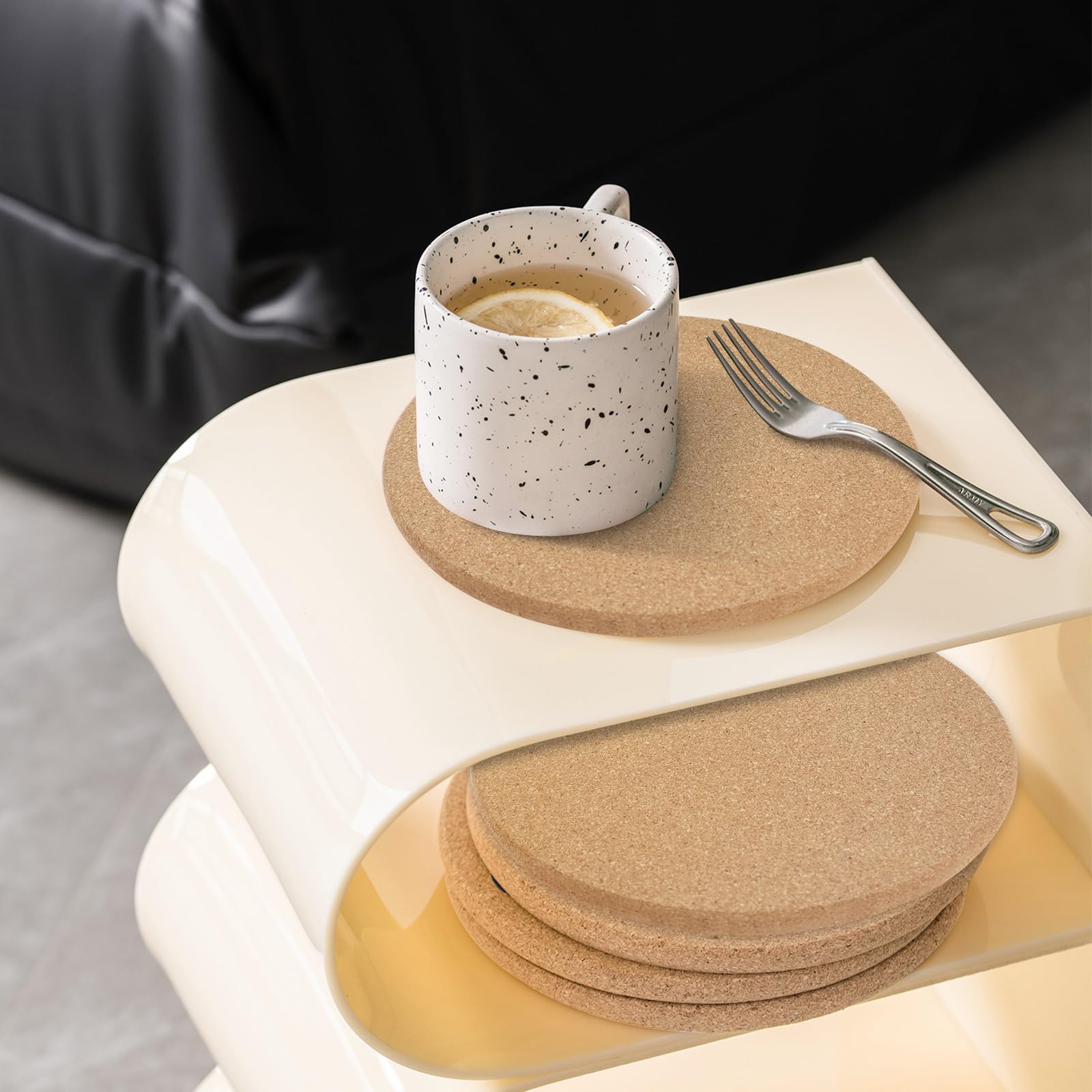 Huakaile Cork Coasters - Heat Resistant & Absorbent -7