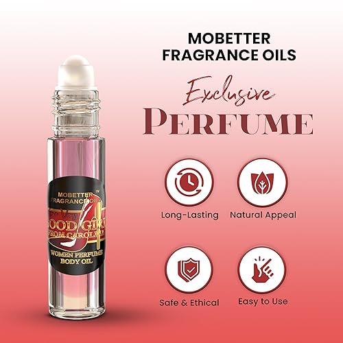 Miniatura 3 de MOBETTER FRAGRANCE OILS - Aceite corporal con perfume para mujer, fragancia She's a Very Good Girl from Carolina (0.33 onzas)