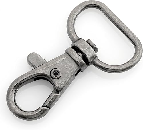 Miniatura 10 de CRAFTMEMORE Ganchos de presión de gatillo de 34 de pulgada, clásicos giratorios de langosta con cierre de pinza para bolso, 20 unidades, CSPS