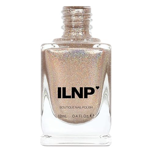 Miniatura 1 de ILNP Countdown Esmalte de uñas holográfico dorado champán