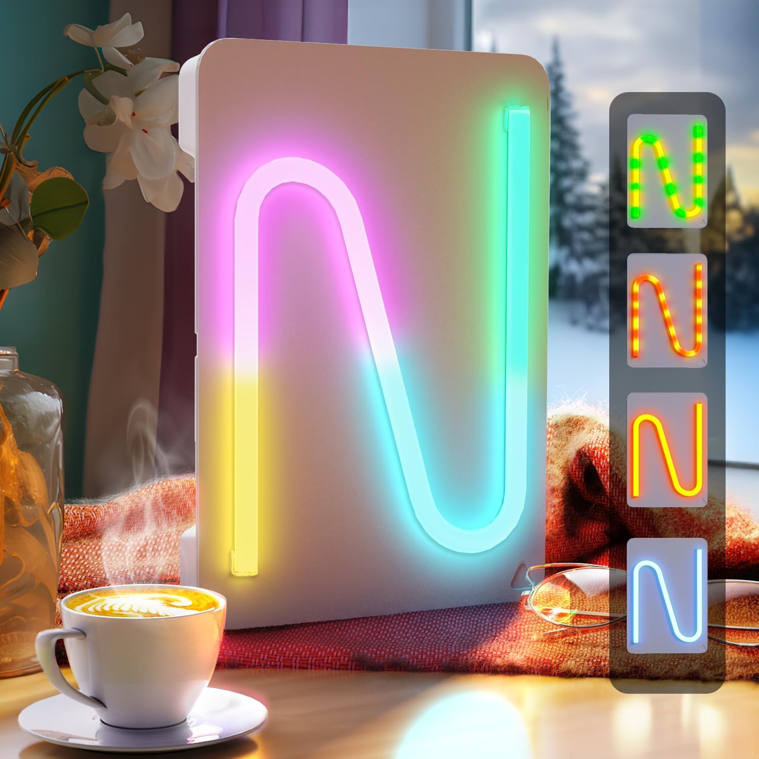 1 Adapter (Must Buy) for Max 6 Letters, Marquee Light up Letters ...