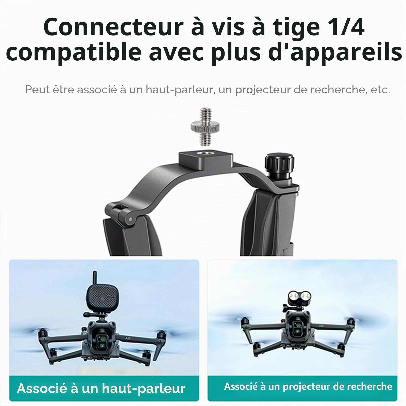 Air3 Système de largage d'air pour mariage/pêche/sauvetage, accessoire de lanceur d'antenne pour drone DJI Air 3, dispositif de largage de livraison de transport