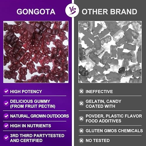 Miniatura 6 de Gomitas de condroitina de glucosamina, extra fuerte 1500 mg de glucosamina con MSM y saúco, suplemento de apoyo para las articulaciones, el mejor