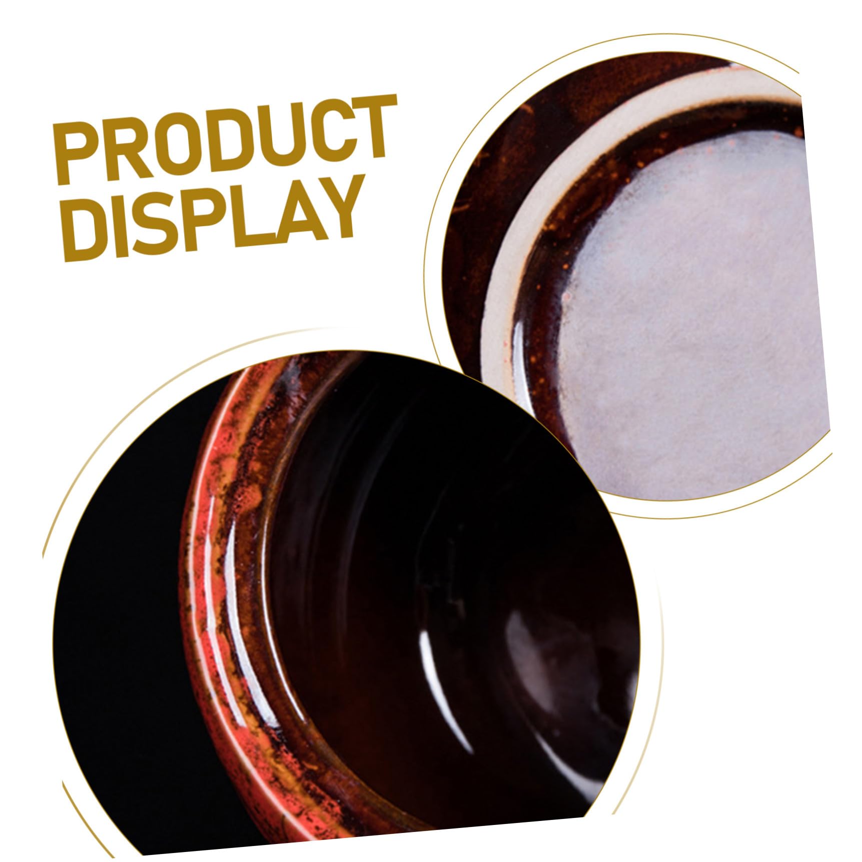 Mipcase Recipientes de Cerámica para Té, 5 Piezas Multiusos Tapa Sellada, Diseño Exquisito y Funcional para Almacenamiento en Cocina y Adorno de Escritorio