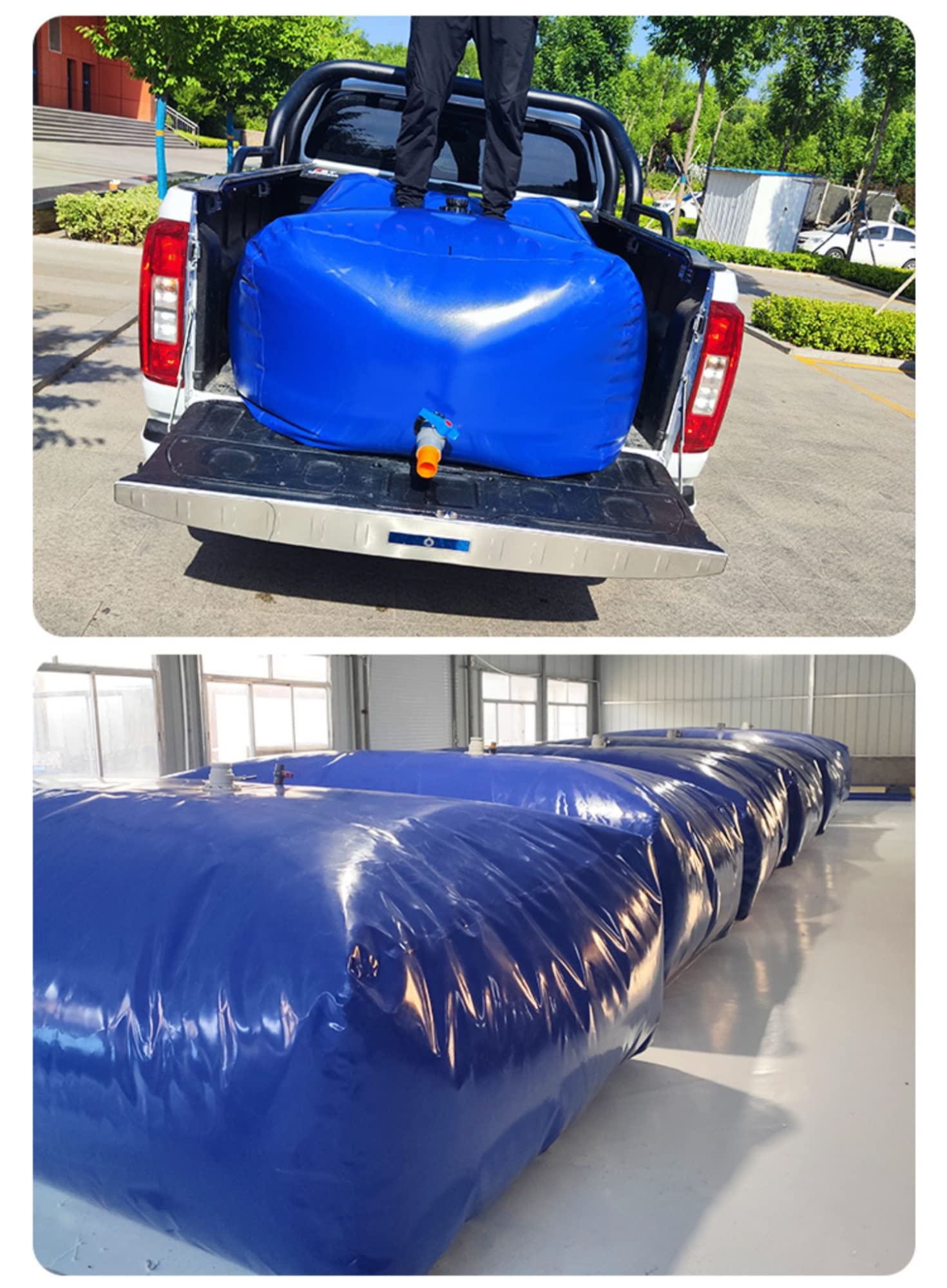 Worek na wodę, pojemnik na wodę, duża pojemność, zbiornik na wodę, do gospodarstwa ogrodowego, 240 l, 500 l, 1000 l, 2000 l, 3000 l, 4000 l, 5000 l, 6000 l, pojemnik do przechowywania wody deszczowej,