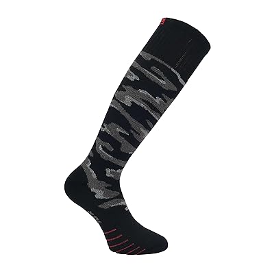 Eurosock Snowbase Ski 2 Pack Quarter Length Socks Shoes Camo Black