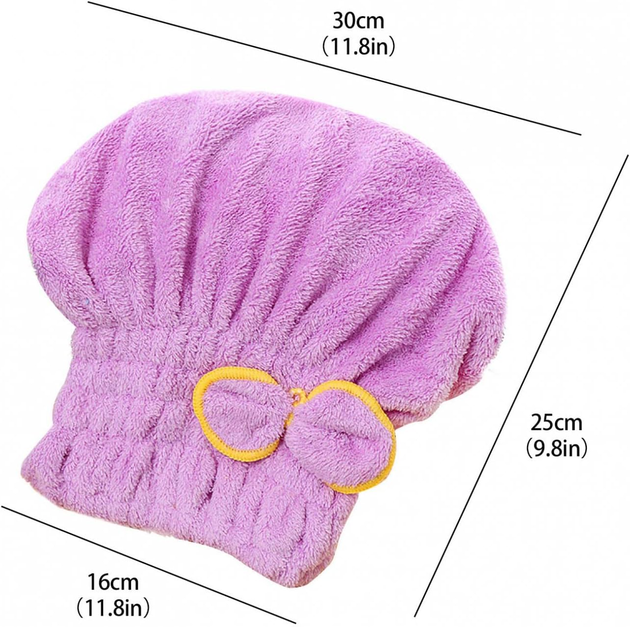 Hair Drying Towel Wrap, Coral Fleece Dry Hair Cap for Women and Men, Fast Drying Hair Turban Soft, No Frizz Hair Wrap Towels for Women Wet Hair, Curly, Longer, Thicker Hair : Beauty & Personal Care