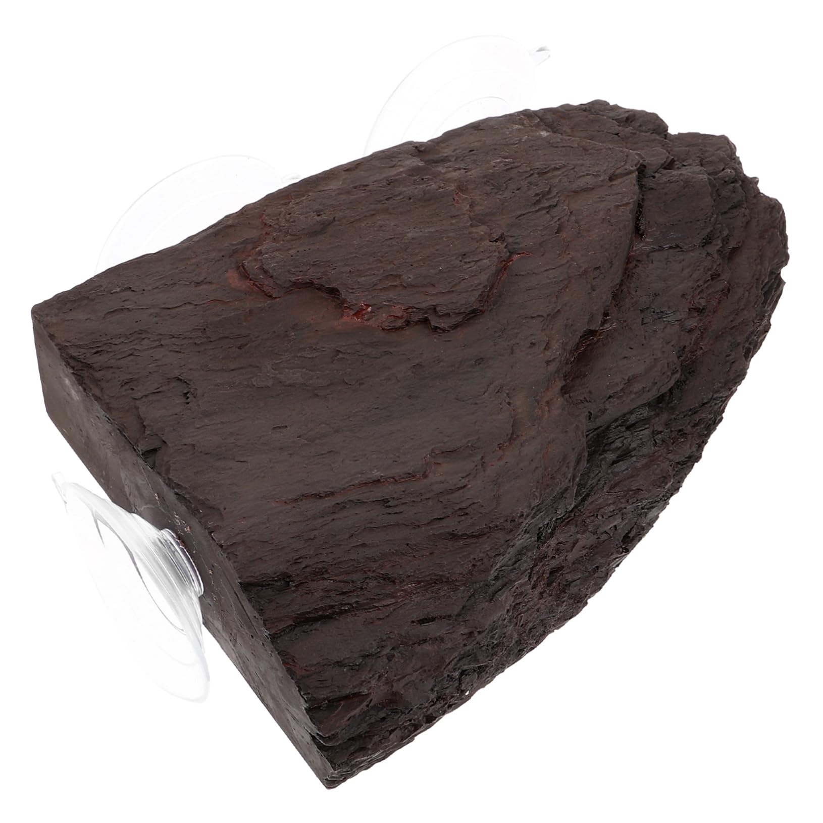 HEMOTON Turtle Tank Basking Platform Reptile Resting Climbing Stand Realistic Resin Decor for Aquatic Tanks