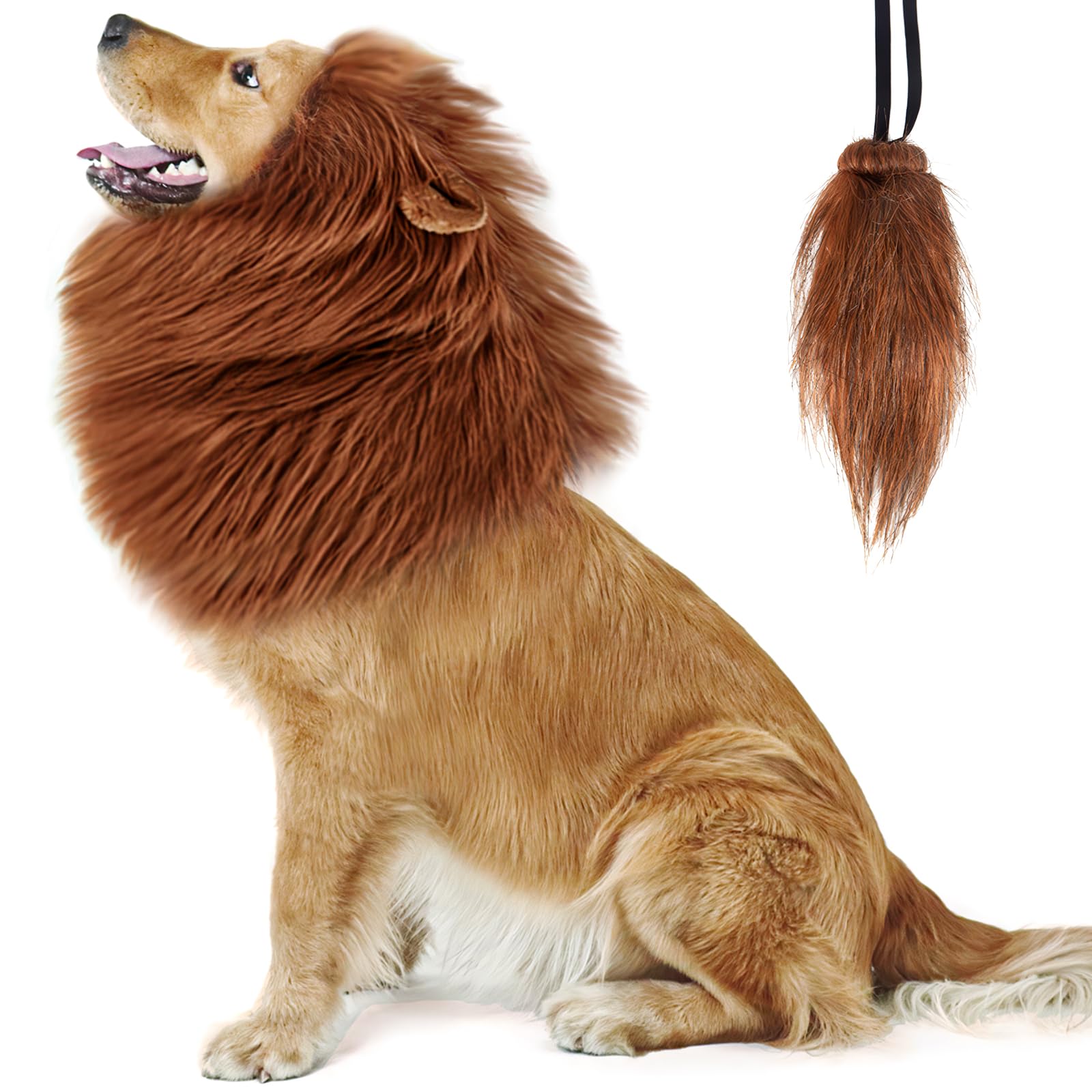 Amazon.com : NEWBEA Lion Mane for Dog Costume, Dog Lion Mane