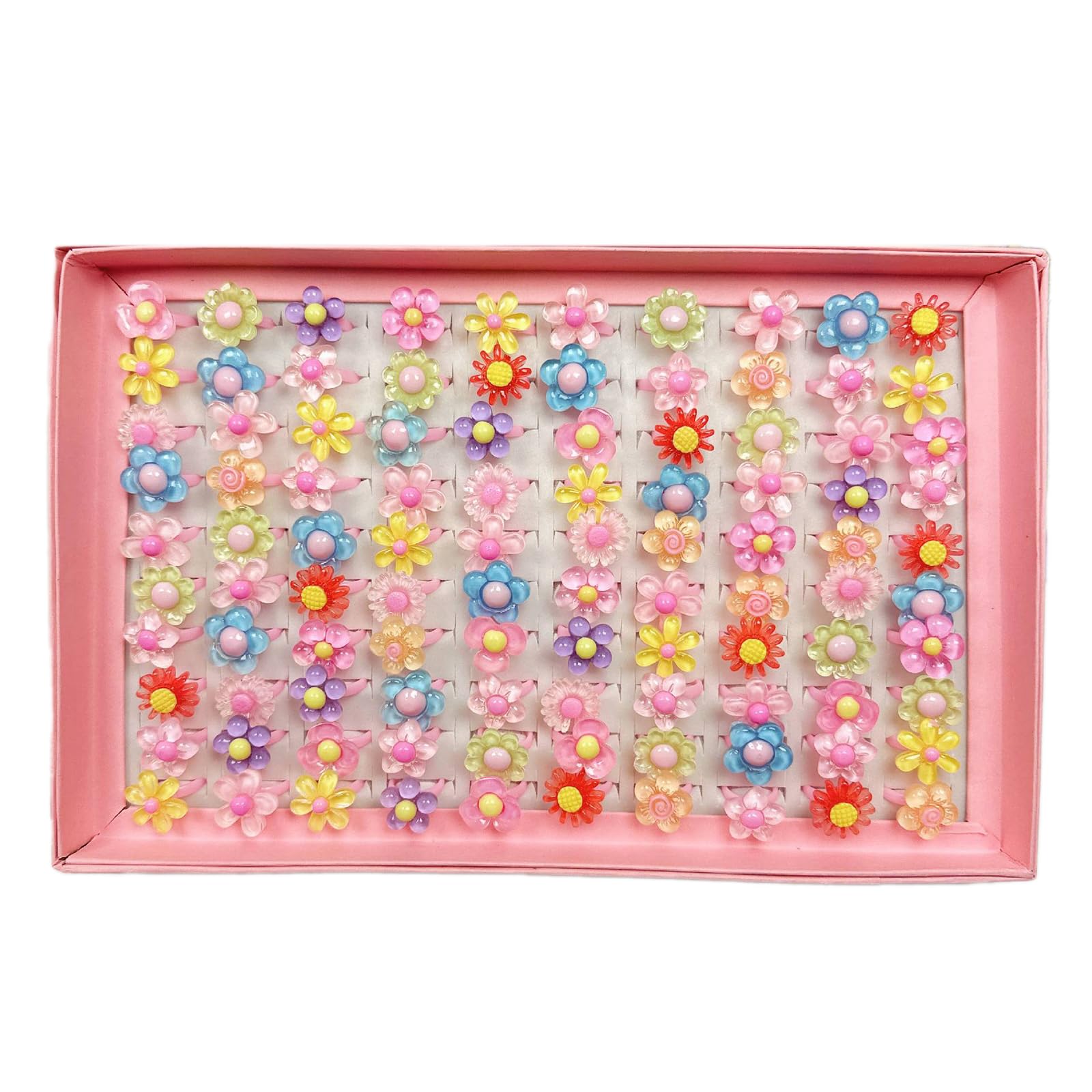 100 adorabili in resina per bambini, misura regolabile