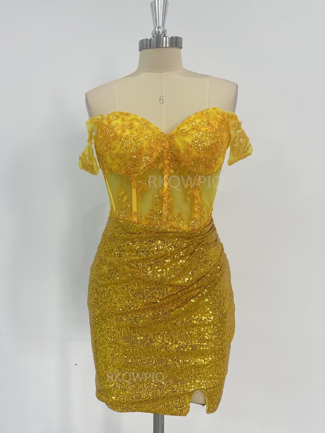 Sparkly Off Shoulder Sequin Homecoming Dresses 2025 Short Tight Mermaid Cocktail Dress Teens HOCO Corset Gowns