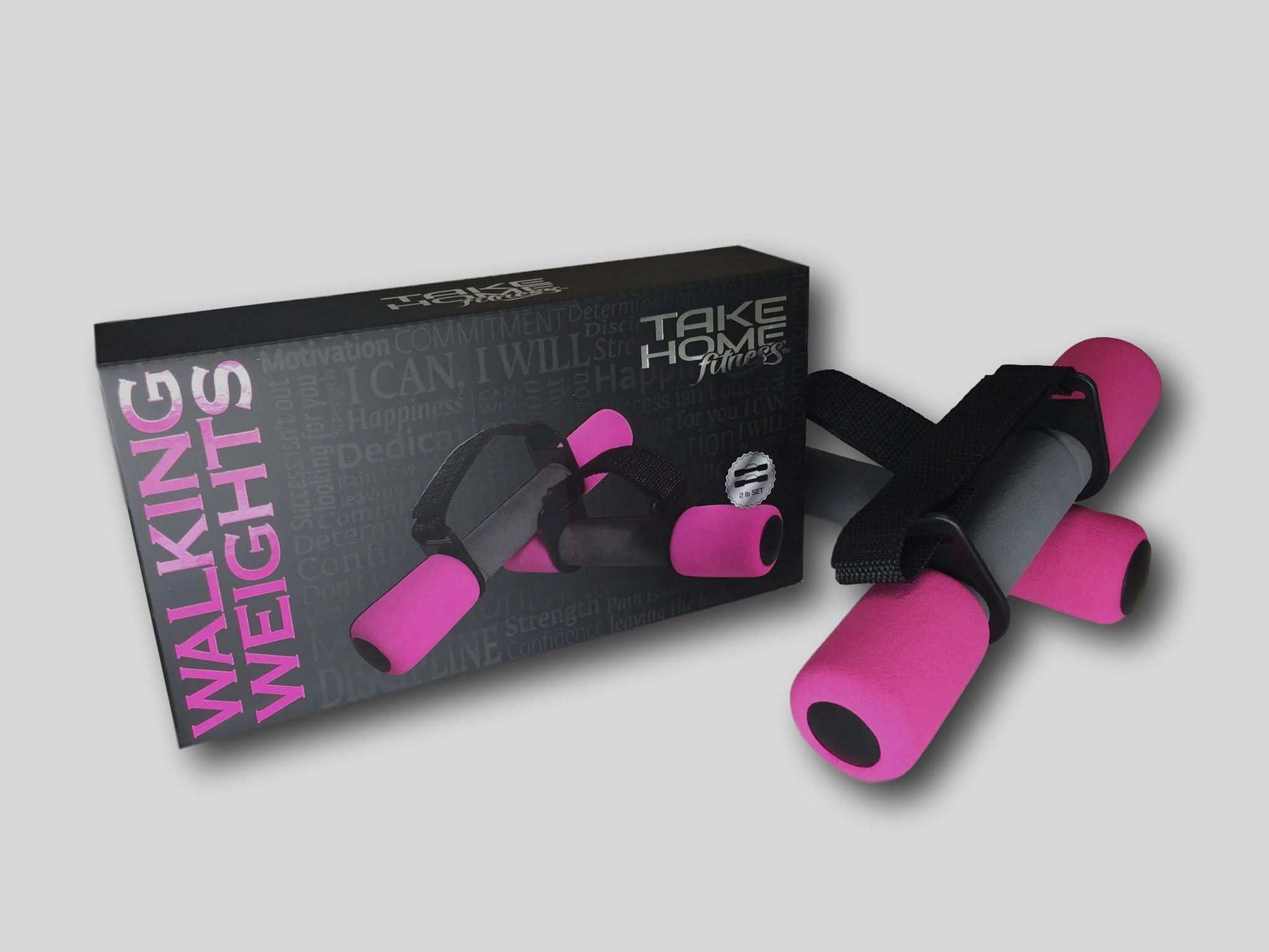 Cardio and Toning Walking Weights 2lb Set by Take Home Fitness