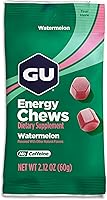 Vista 18 de GU Energy Gomitas masticables, paquete mixto con electrolitos, veganas, sin gluten, sin cafeína y sin lácteos, energía para llevar para cualquier