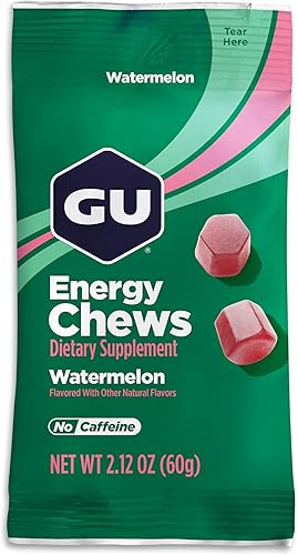 Miniatura 18 de GU Energy Gomitas masticables, paquete mixto con electrolitos, veganas, sin gluten, sin cafeína y sin lácteos, energía para llevar para cualquier