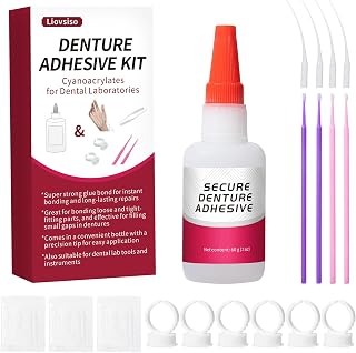 2 oz Dental Lab Instant Bonding Dental Glue, Quick Adhesive, Experience a Secure Bond That Lasts from Days to Week