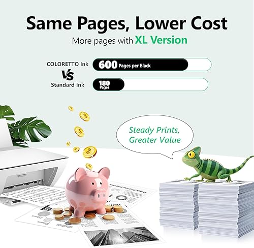 Miniatura 3 de COLORETTO PG-260XL - Cartuchos de tinta negra de repuesto compatibles con TS6420a TR7020a TS6420 TR7020 TR7022a TS5320 para Canon 260 cartucho de