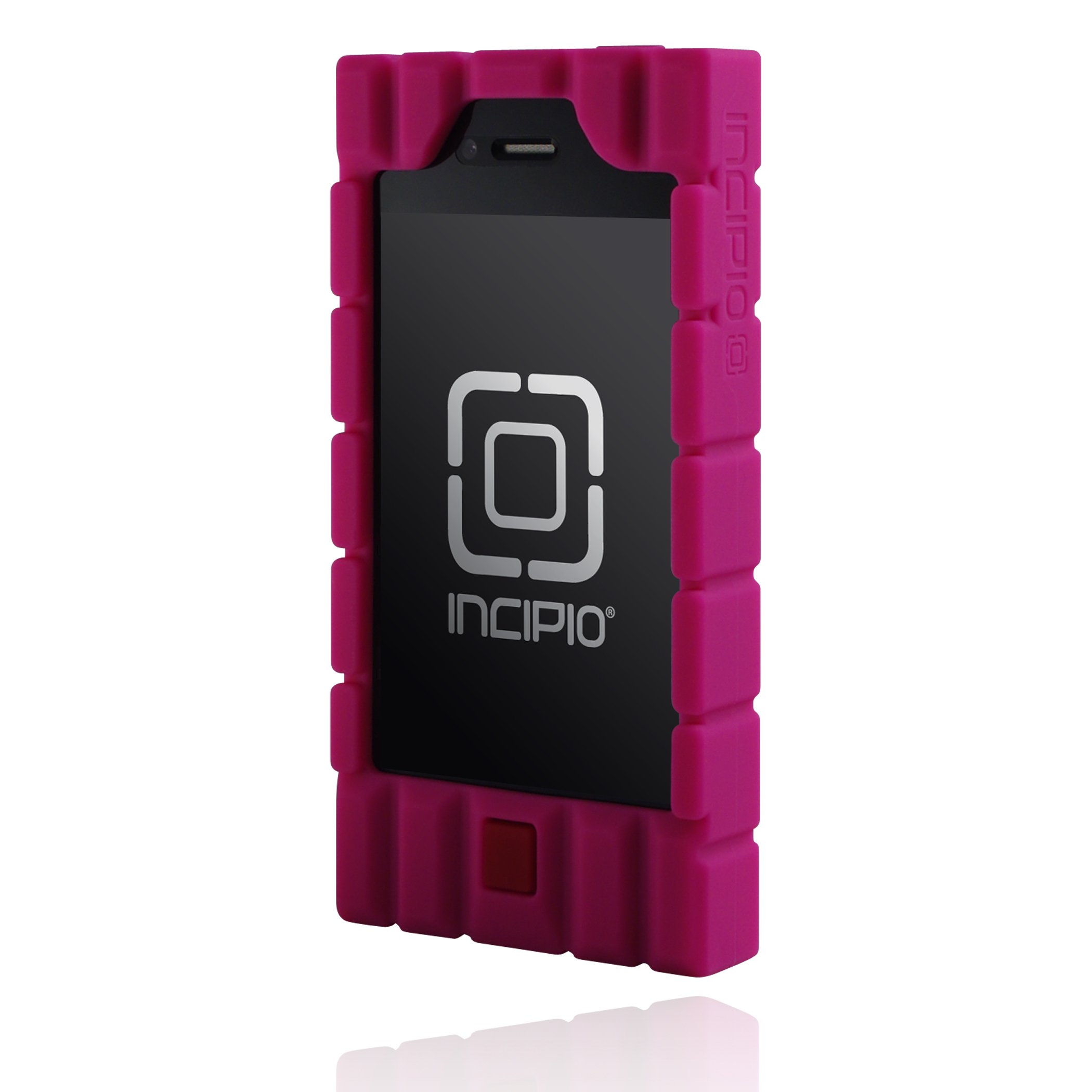 Incipio BOMBPROOF etui silicone rose compatible iPhone 4 robuste - 7