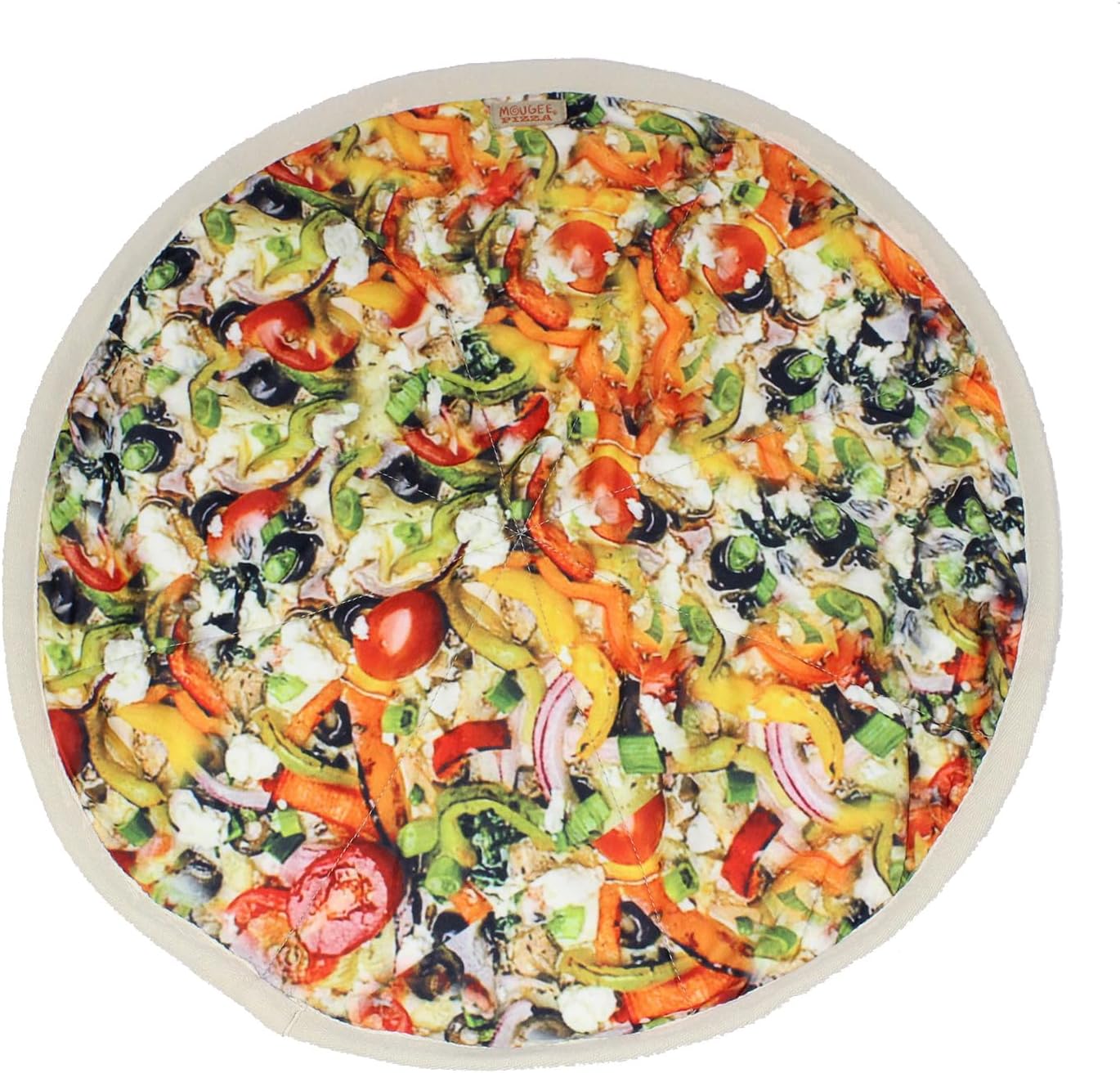 Mougee Star Flow Star - Pizza Series - 19.5" Diameter - Juggling Cloth (Veggie)