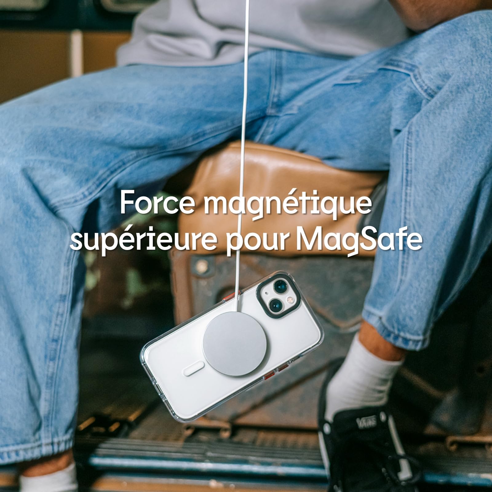RhinoShield Coque modulaire Mod NX Compatible avec MagSafe pour [iPhone 16] | Force magnétique supérieure, Personnalisable. Absorbe Les impacts des Chutes de 3,5 mètres - Rose Poudré