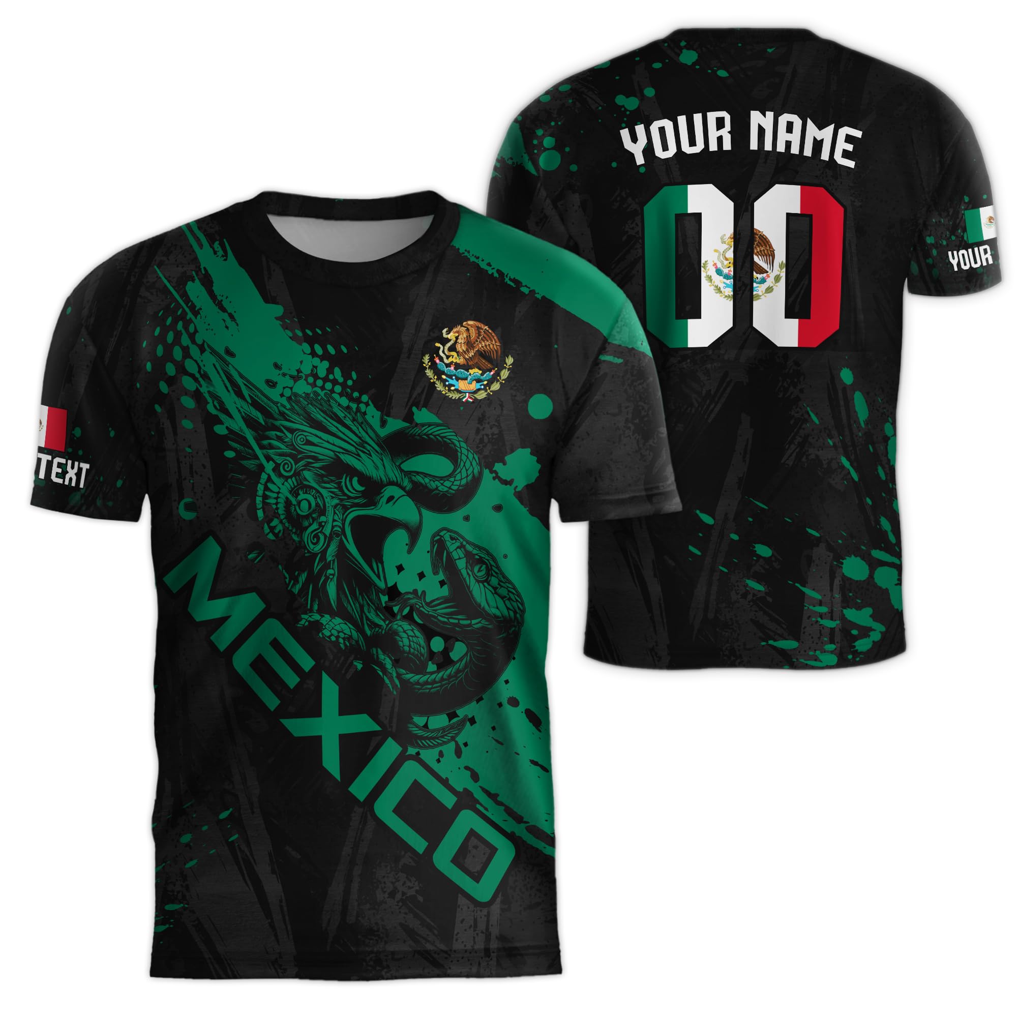 Custom Mexico Soccer Jersey for Men, Personalized Mexican Jersey Soccer 2024, Customized Mexico Soccer Jersey Kids 5