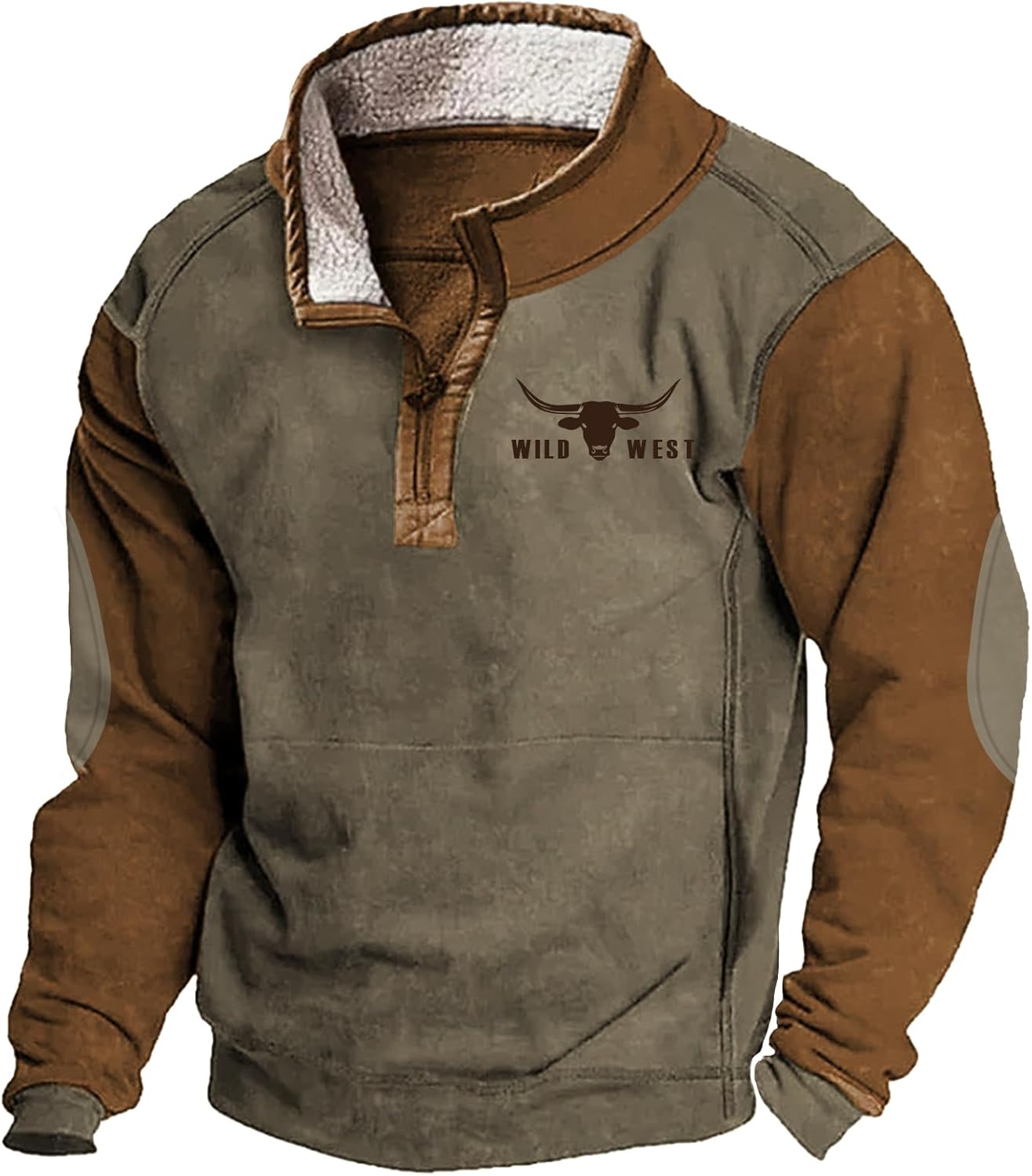 Mens Hoodies Bull Graphic Western Aztec Sweatshirt Pullover Cowboy Fleece Country Vintage American Native Shirts