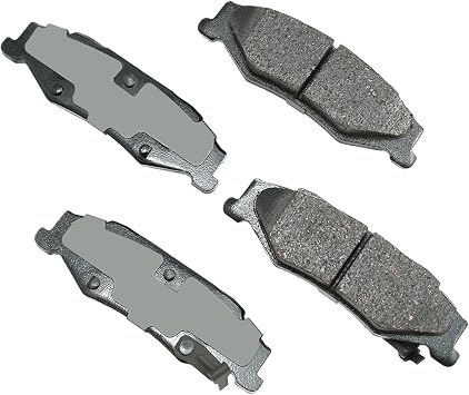 Rear Brake Pads for Chevrolet Corvette 2008 2009 6.2L V8 w/Mechanical Pad Wear Sensor; Includes Z51 Suspension Reference# 89026853, 18038571, 88952502, 88964095, 19169649, 88965628, 19149480