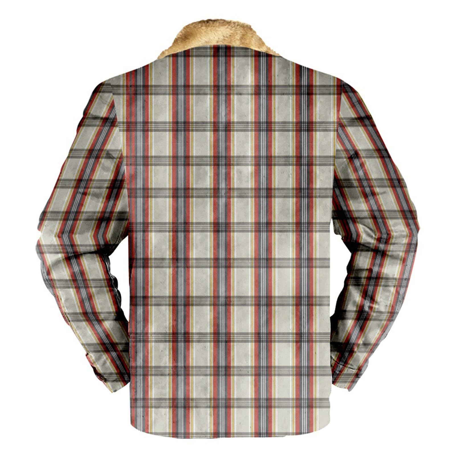 Hemdjacke Herren Kariert Herbst Winter Warm Plaid Fleece Holzfällerhemd Mit Kapuze Lässige Outdoor Kariertes Gefüttert Winterjacke Mit Reißverschluss Männer Thermohemd Mit Vielen Taschen Fleecejacke