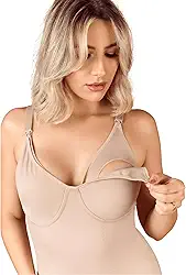 Body Modelador de Amamentação Pós-Parto Cirúrgico Sem Bojo