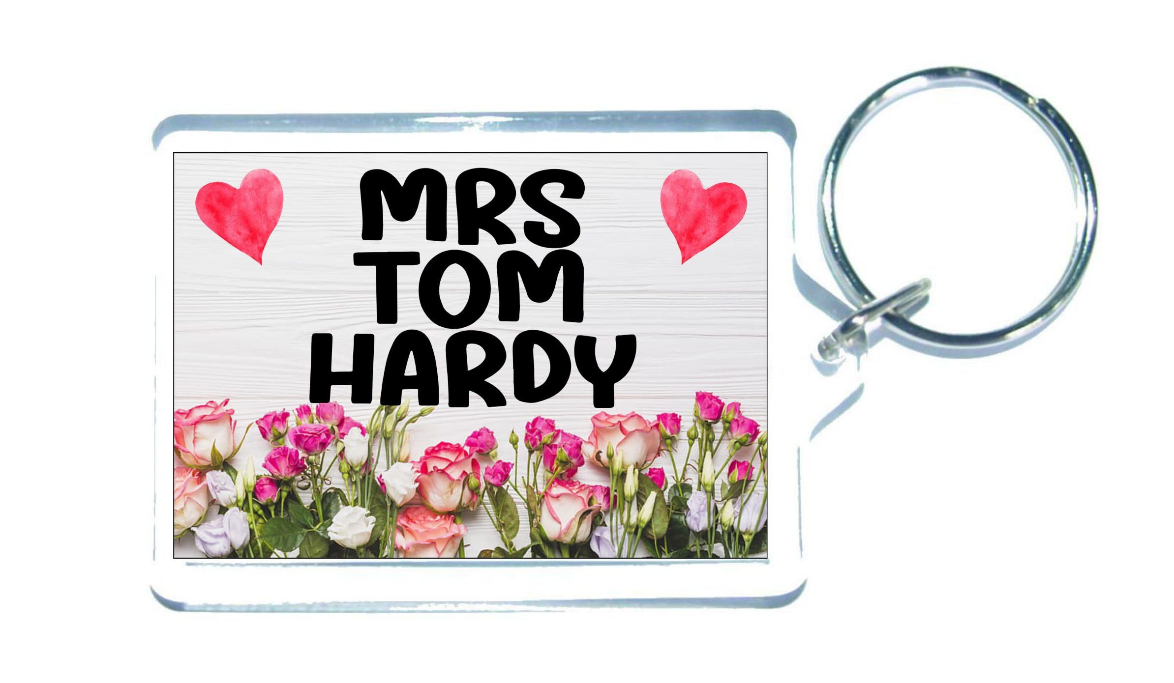 Decalarama Mrs Tom Hardy Keyring Gift – Fun Cute Novelty Movie Star Fan Present